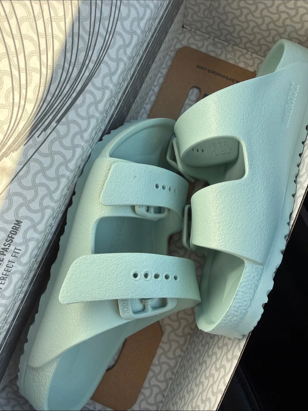 Birkenstock Kids Arizona EVA Sandals - Surf Green BRAND NEW